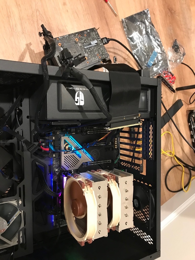 Texting PCIe extension cable