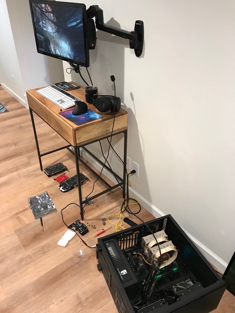 Deus Ex Mankind Divided benchmark running via M.2 adapter